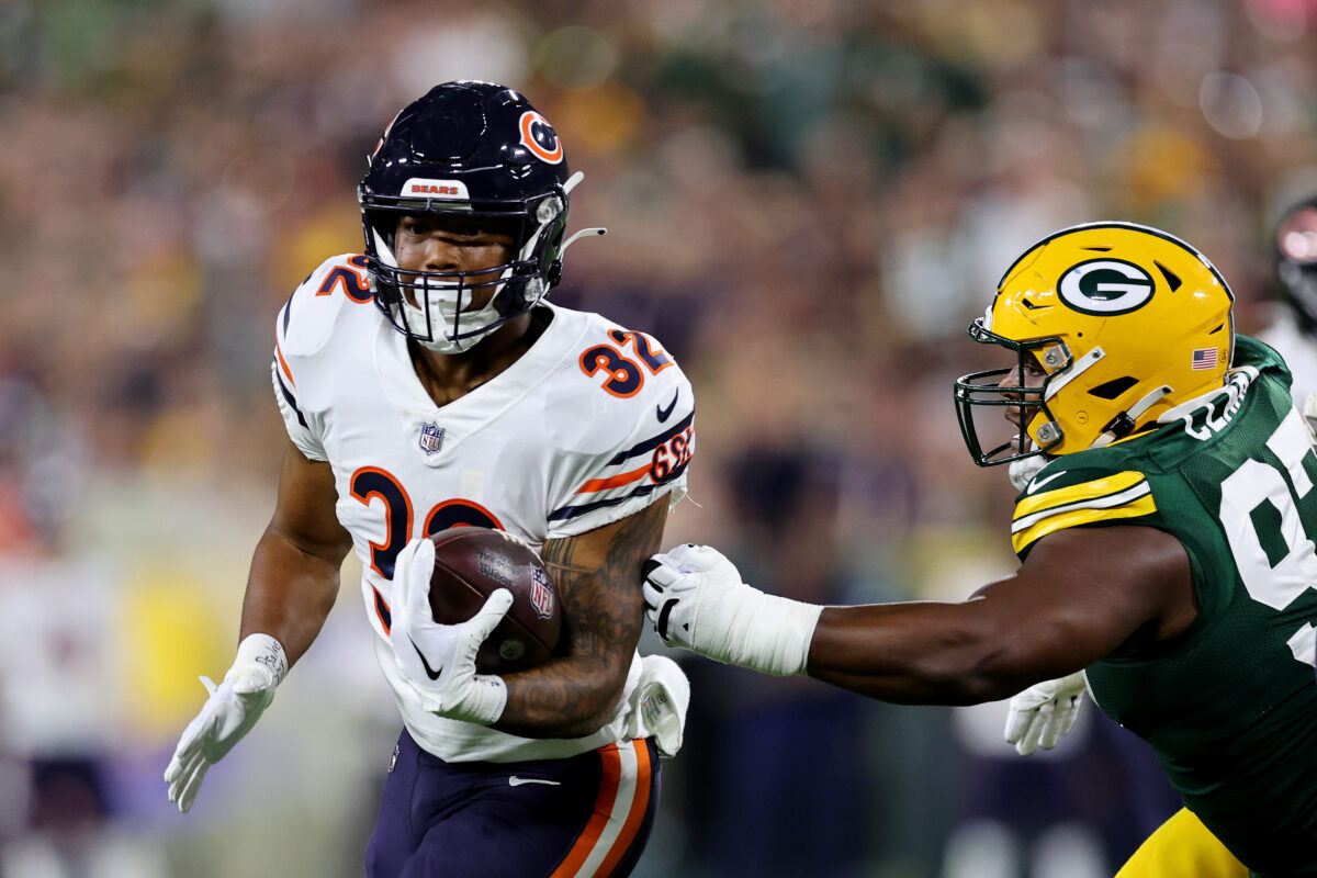 Player Spotlight: Bears RB David Montgomery’s elusiveness and vision are out of this world