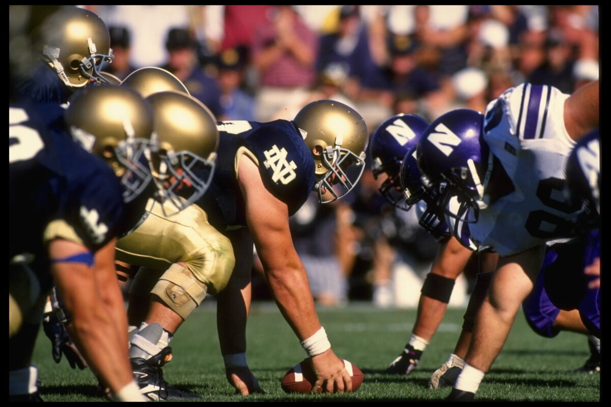 Today in 1995 Northwestern stunned No. 9 Notre Dame