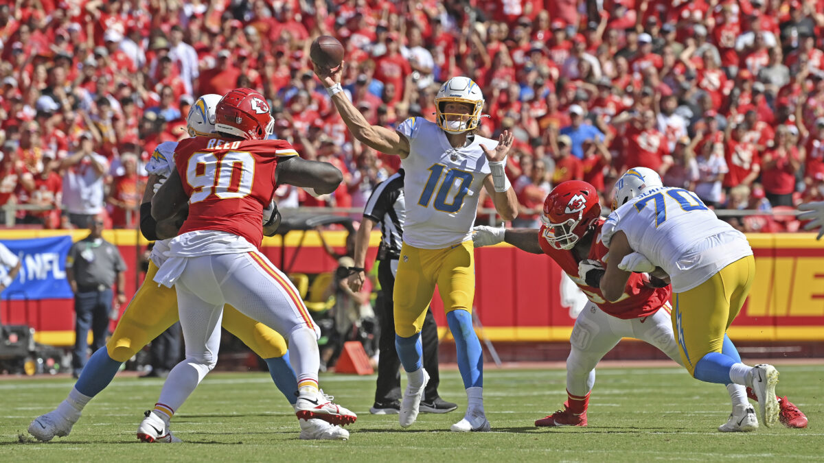 NFL betting: Point spread, over/under for Chargers vs. Chiefs in Week 2