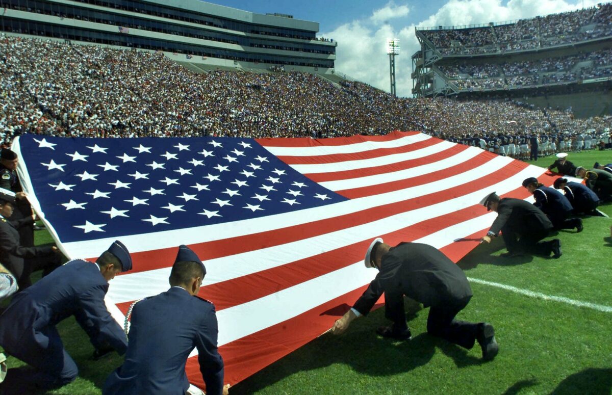 Remembering college football’s patriotic scenes following Sept. 11, 2001