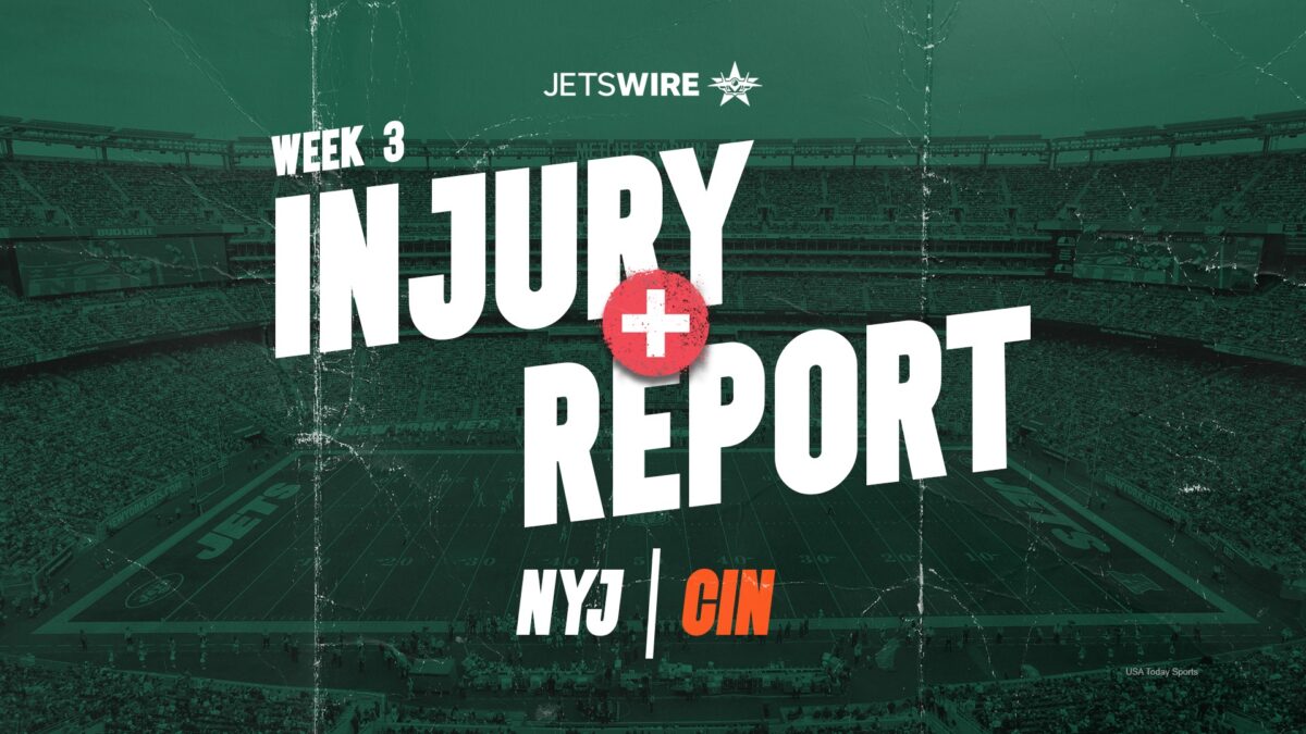 Jets Wednesday injury report: C.J. Uzomah returns to the field