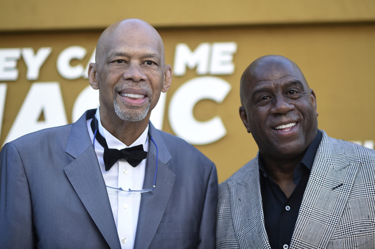 ‘Showtime’ Lakers reunited for a practice in Hawaii with Magic Johnson and Kareem Abdul-Jabbar, and it looked so fun