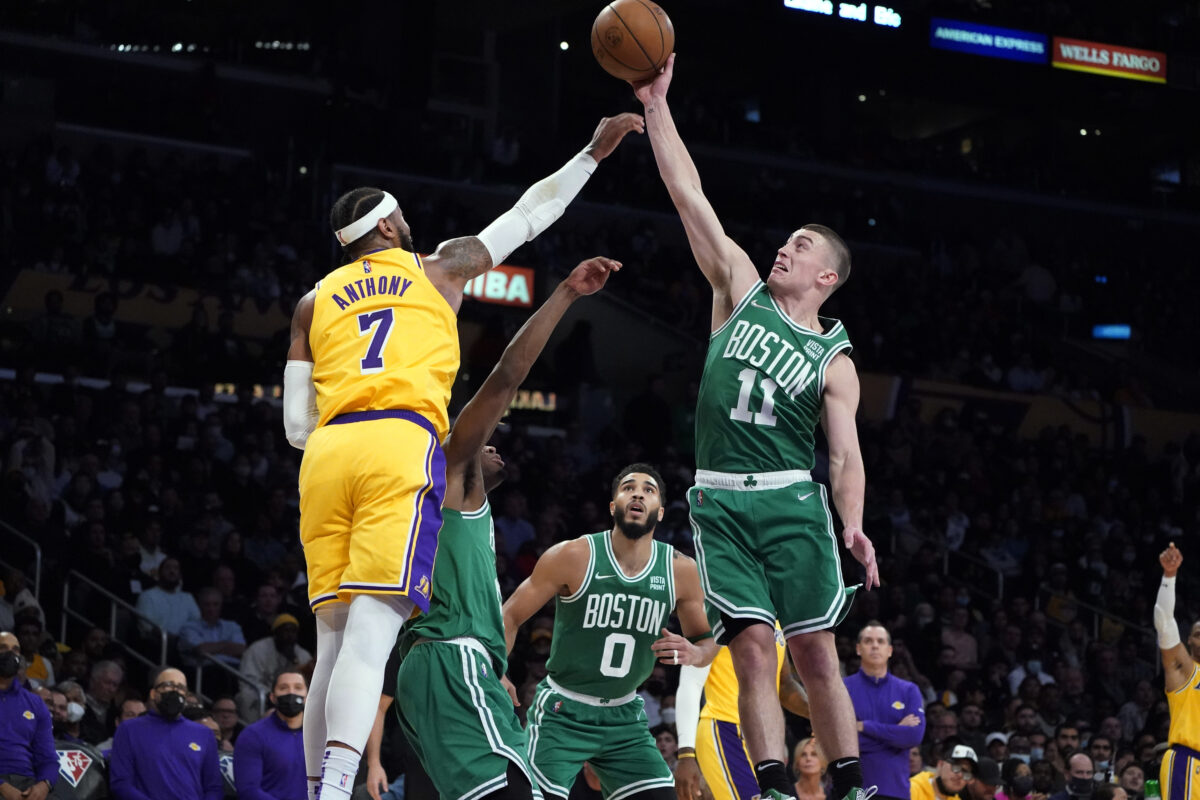 ‘I could see how there could be some advantage of having Carmelo … on the roster,’ says Brian Scalabrine