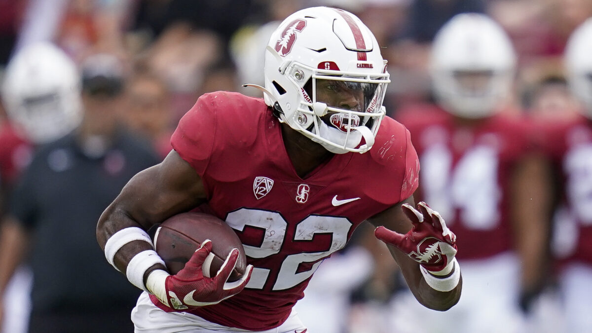 Stanford loses running back for the season