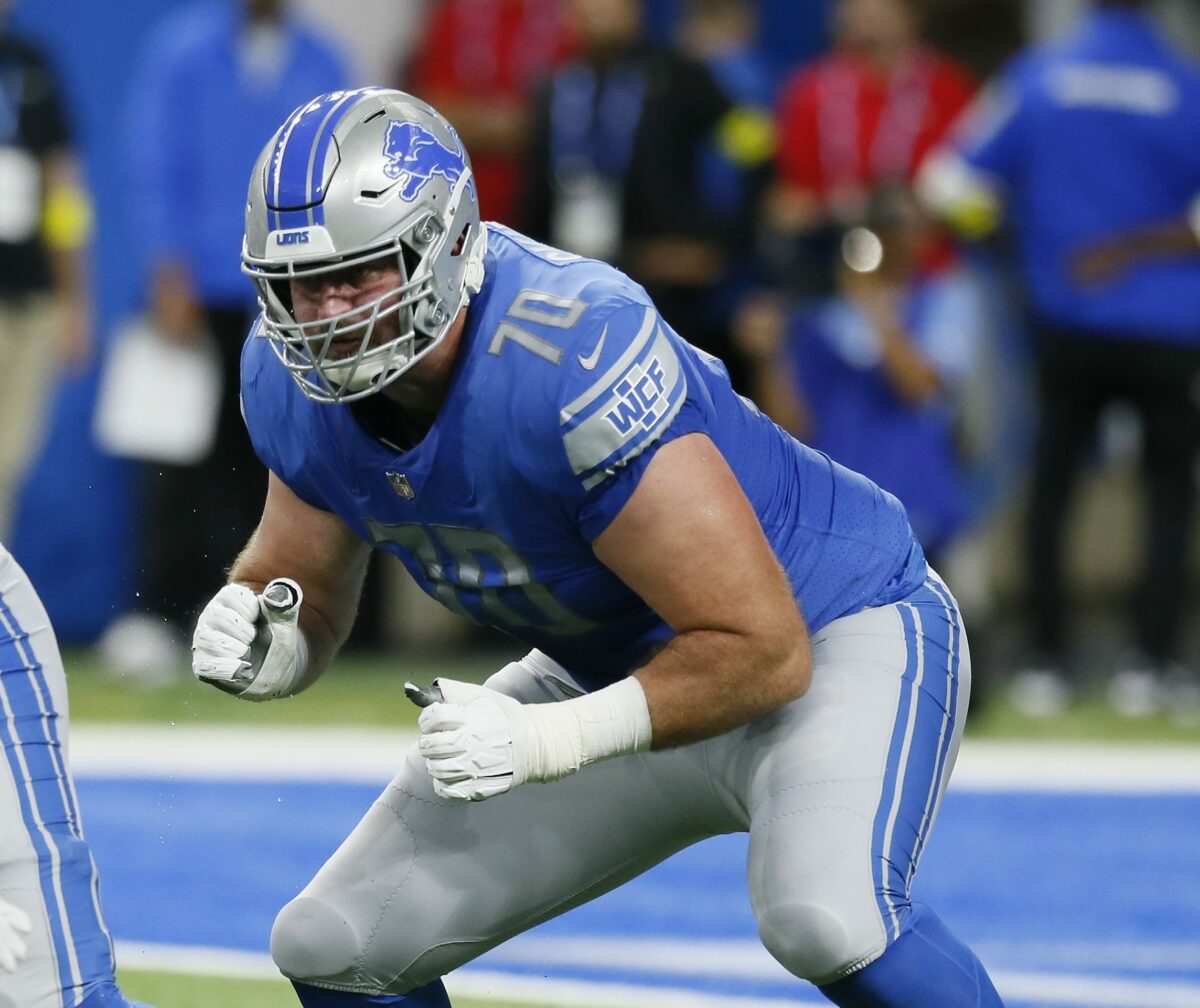 Lions elevate Dan Skipper and Anthony Pittman from practice squad, downgrade LG Jonah Jackson