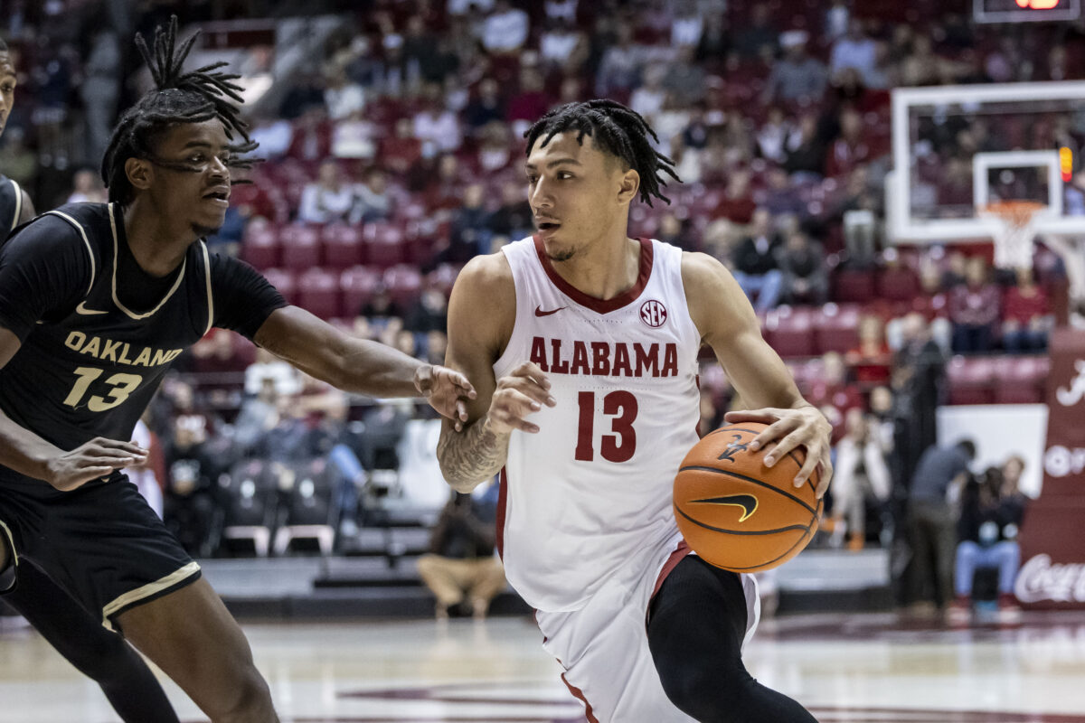 Alabama point guard Jahvon Quinerly still on track to return for SEC play