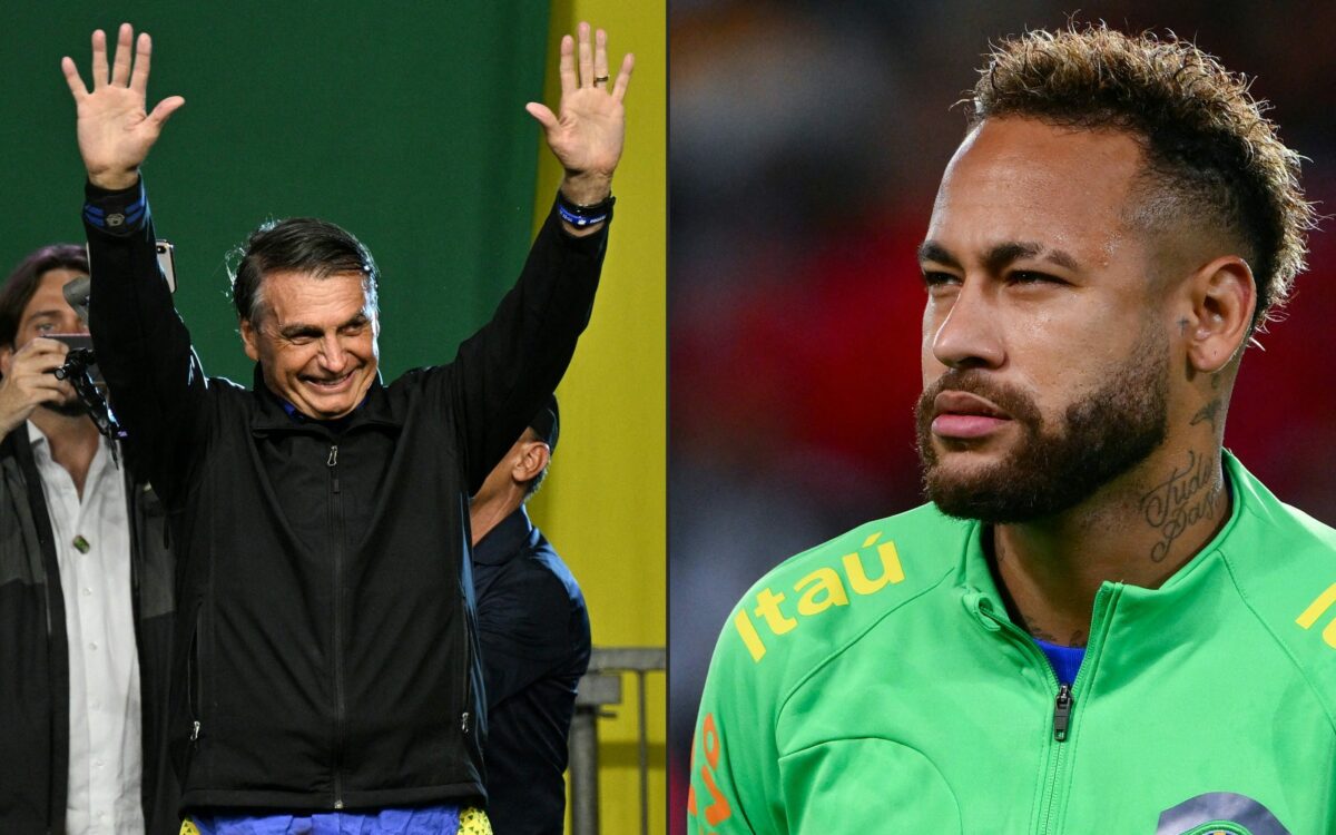Neymar is under fire for his support of Jair Bolsonaro
