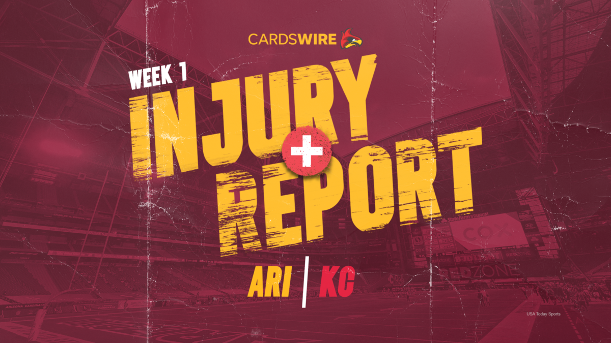 LOOK: Cardinals-Chiefs final injury report, game designations