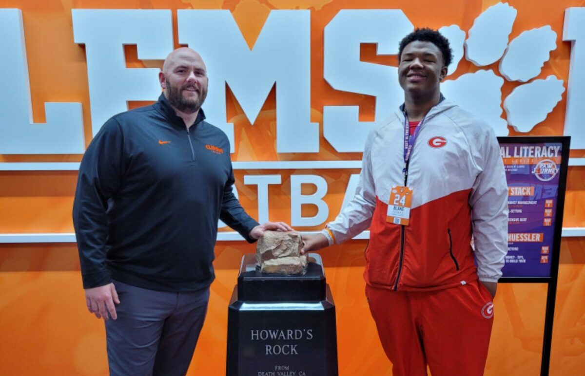 Priority local OL target hears from Clemson, plans to visit next month