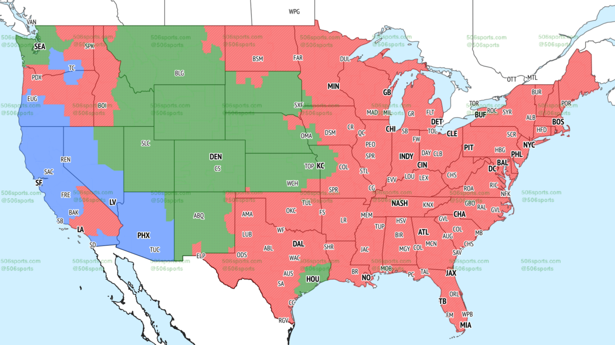 Broncos vs. Texans broadcast map: Will the game be on TV?