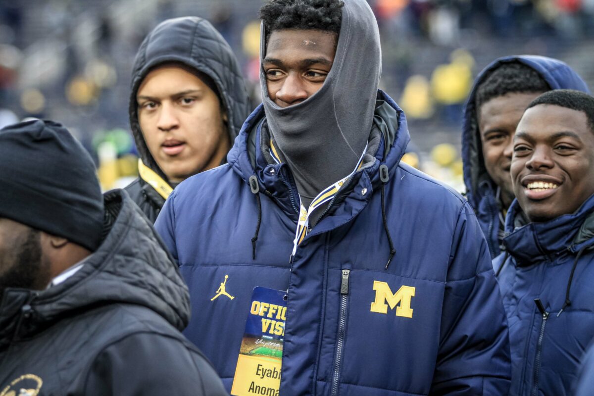 Eyabi Anoma to also figure into Michigan football special teams early on