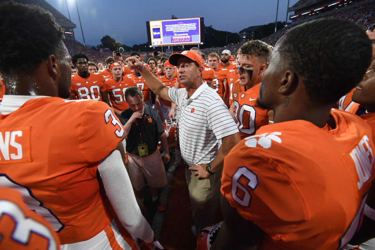 Swinney asked if there’s any long-term concern with this injured DB