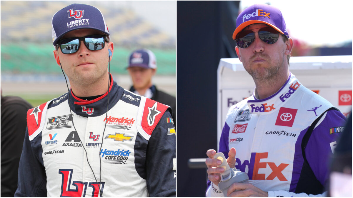 William Byron spun Denny Hamlin under caution at Texas, and there’s ‘no excuse’ for NASCAR officials missing it