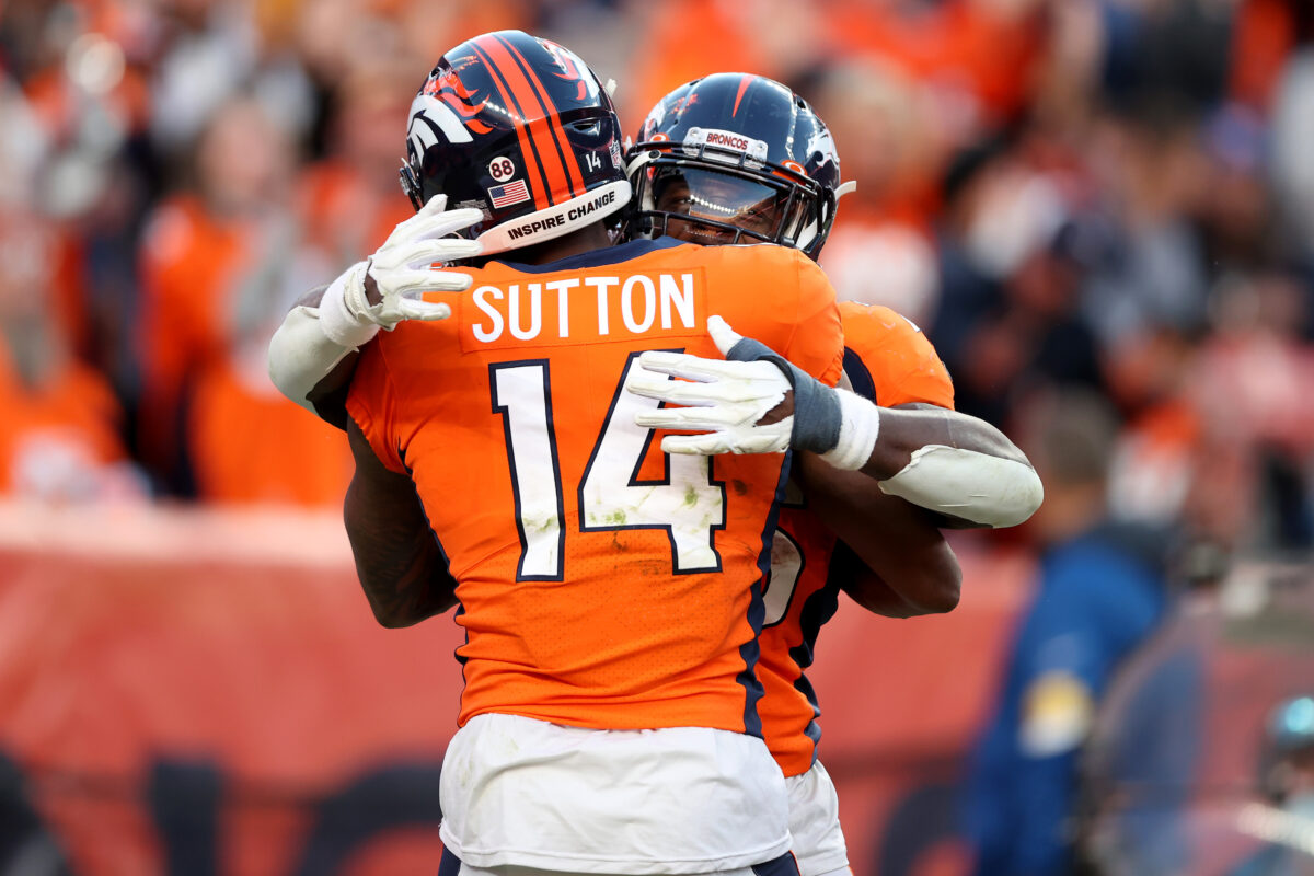 Broncos WR Courtland Sutton has a great leadership style