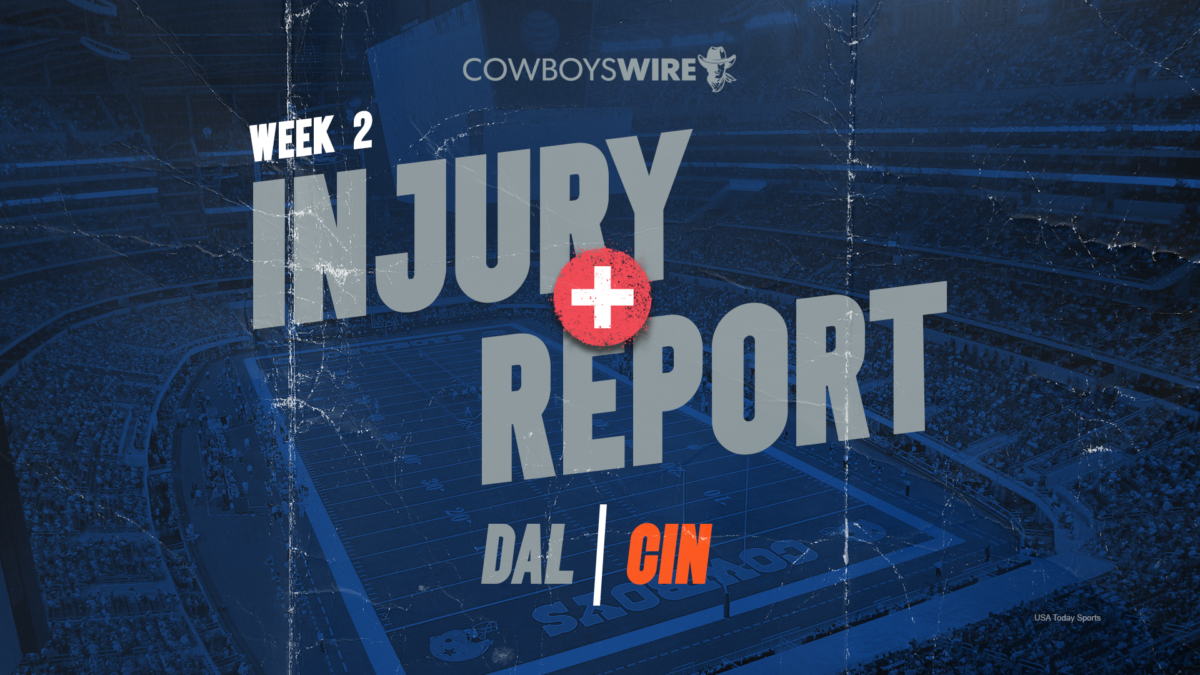 Cowboys WR progress, Bengals have 9 players on initial injury report