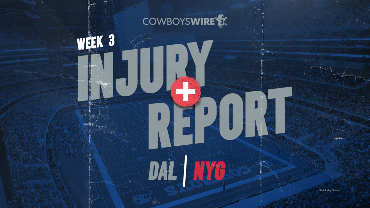 Parsons headlines 6 Cowboys held out, initial Week 3 injury report released