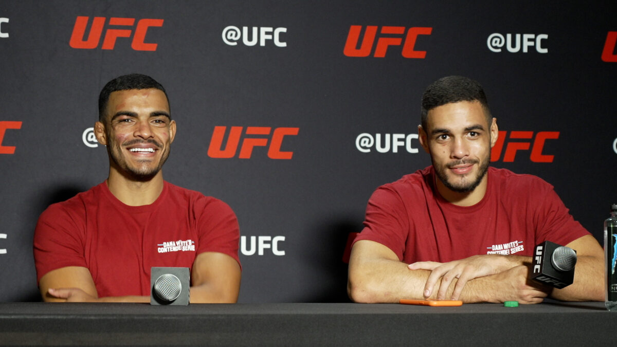 Brothers Ismael and Gabriel Bonfim ready for a UFC future without pressure of fighting on the same card