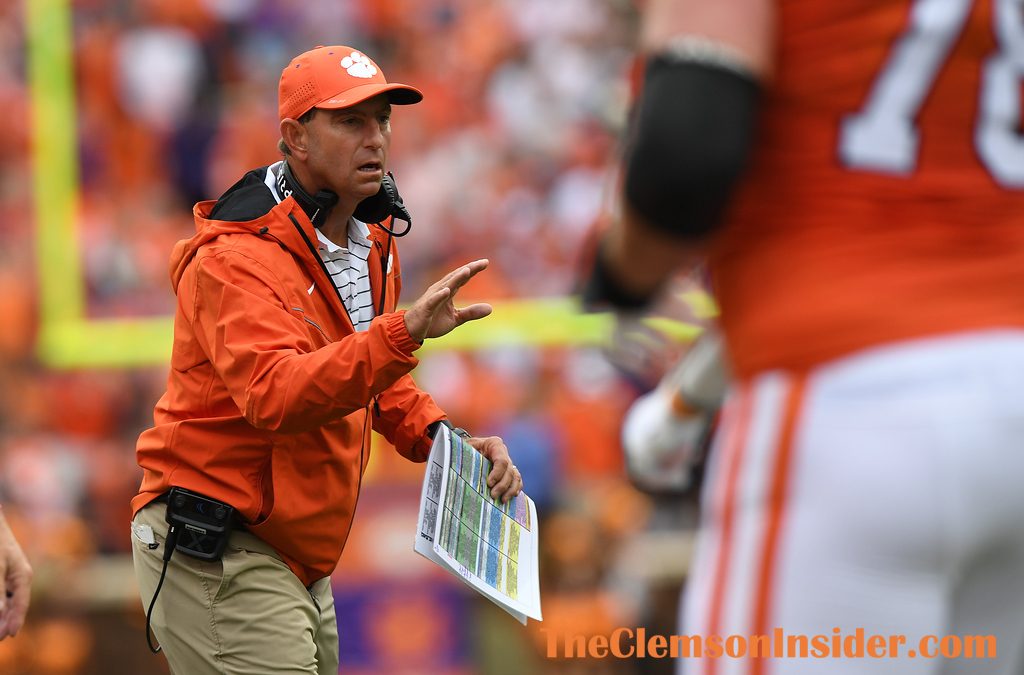 Swinney comments on Clemson defender entering transfer portal