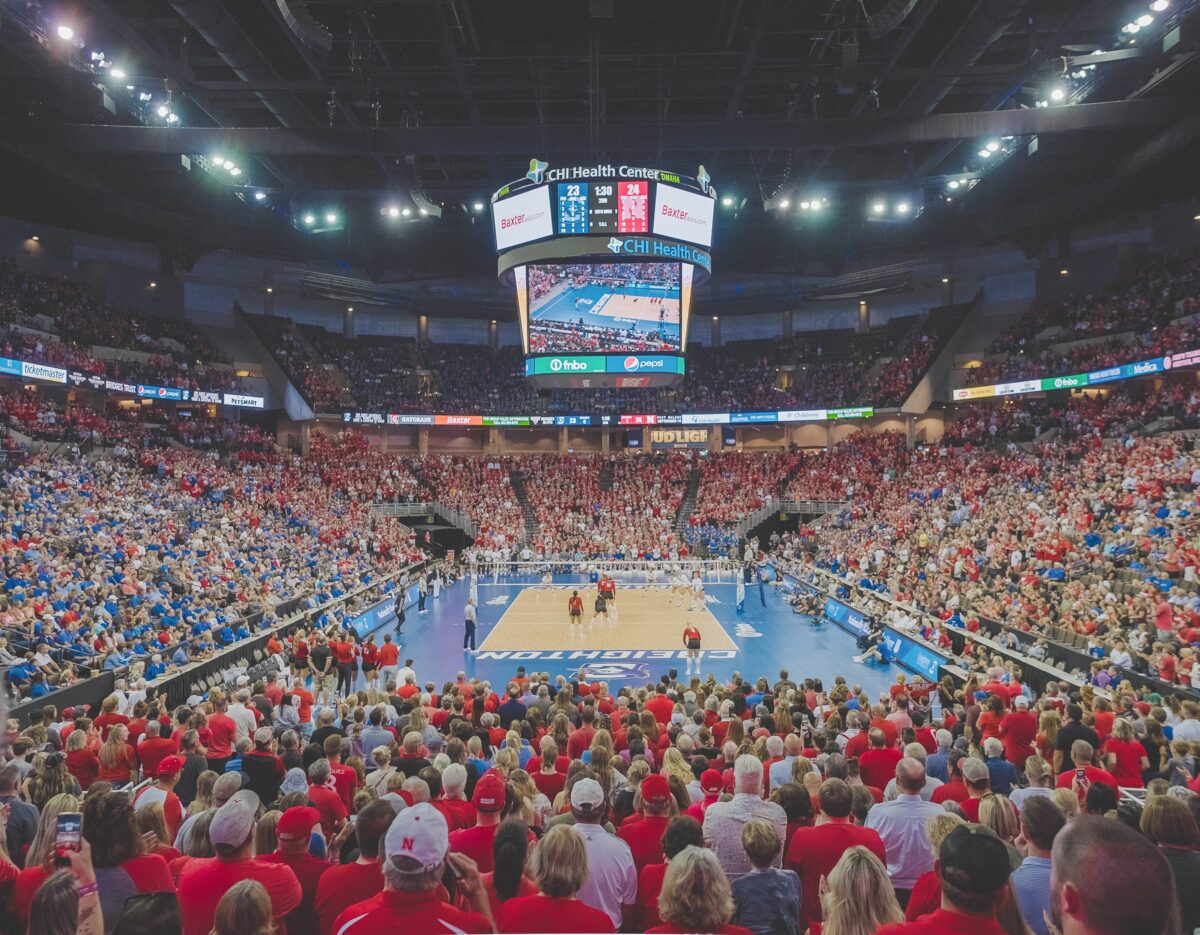 Creighton-Nebraska women’s volleyball match sets NCAA record for attendance