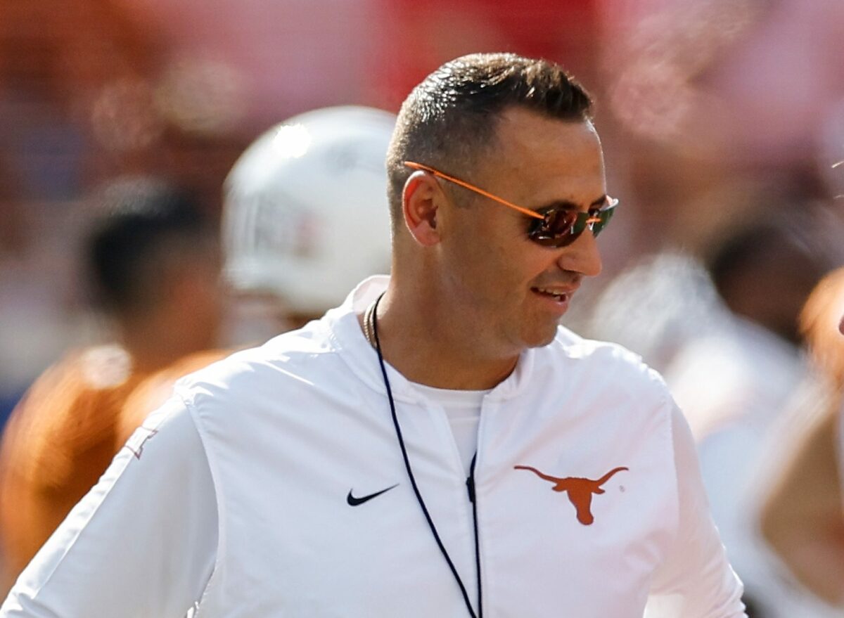 Texas’ Steve Sarkisian wore some funky sunglasses vs. Alabama, and college football fans had jokes