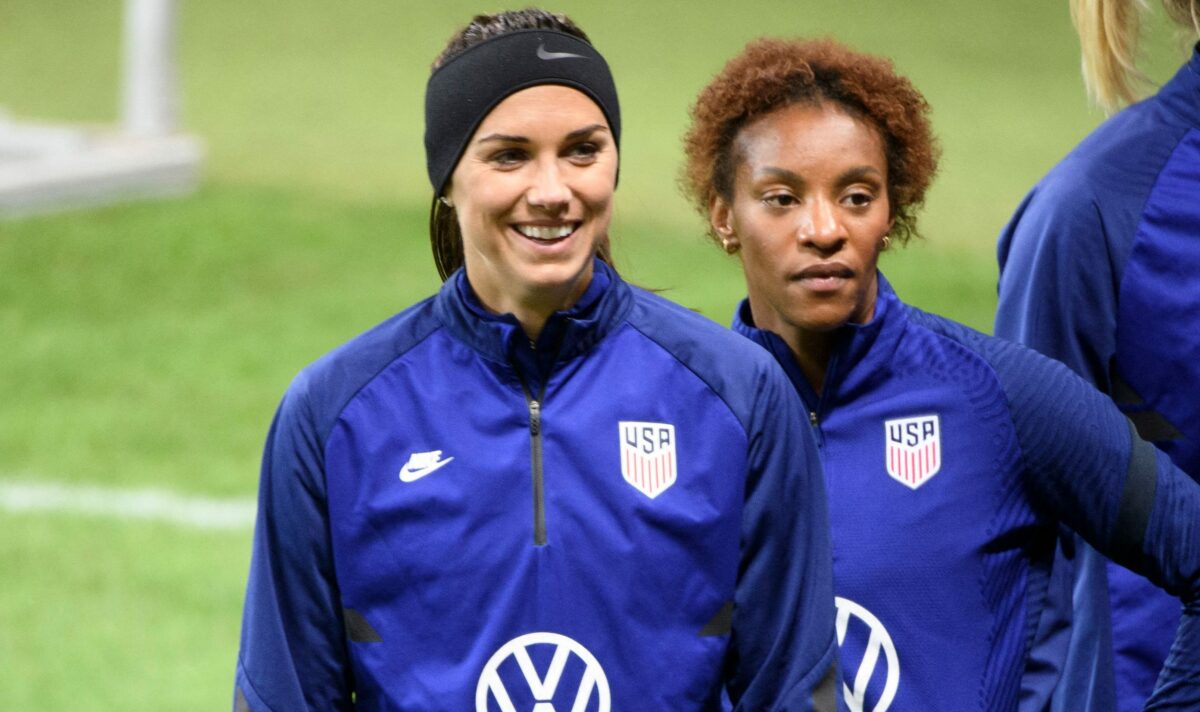 Alex Morgan on new mom Crystal Dunn: It’s amazing to see her level already