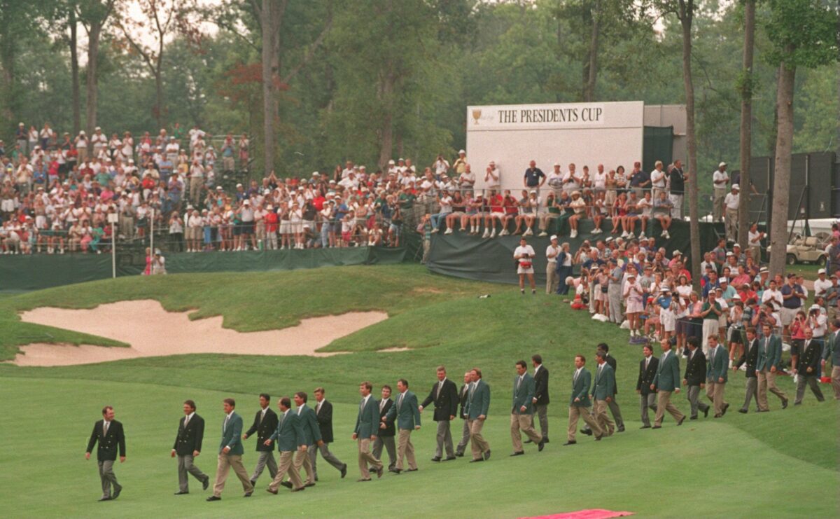 Photos: A look back at the first Presidents Cup in 1994 at Robert Trent Jones Golf Club