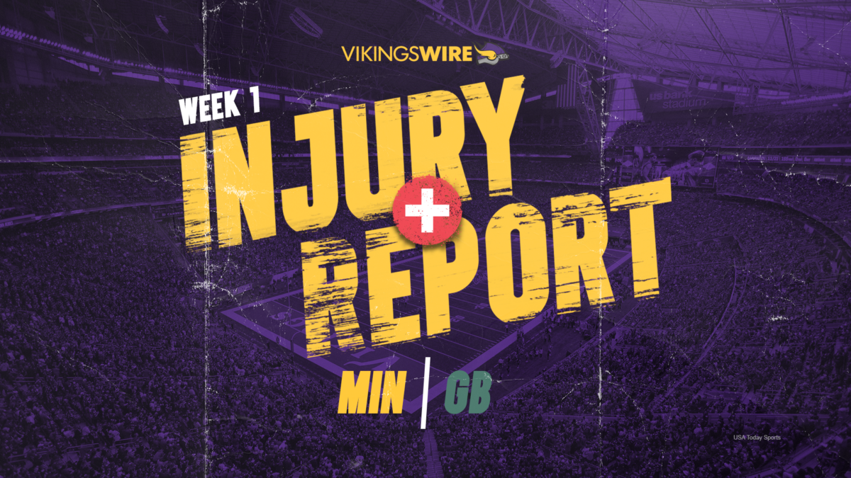 Final Vikings injury report has only 2 players