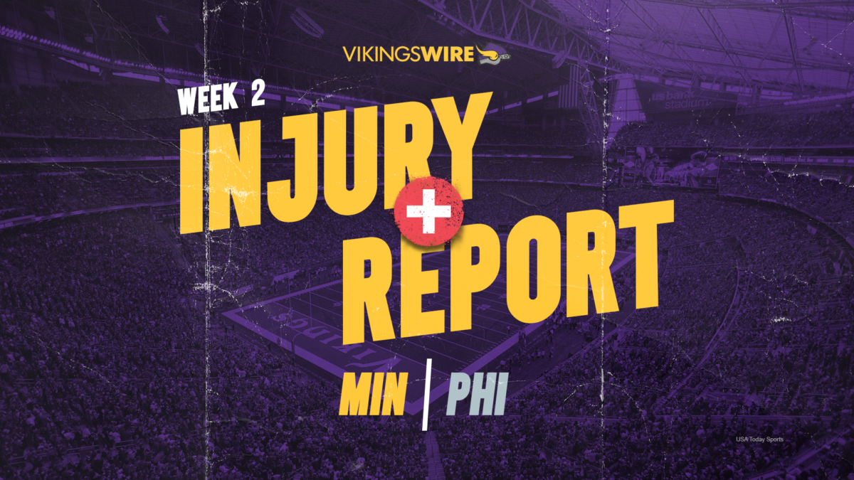 Vikings week 2 injury report: Booth Jr. and Cine highlight