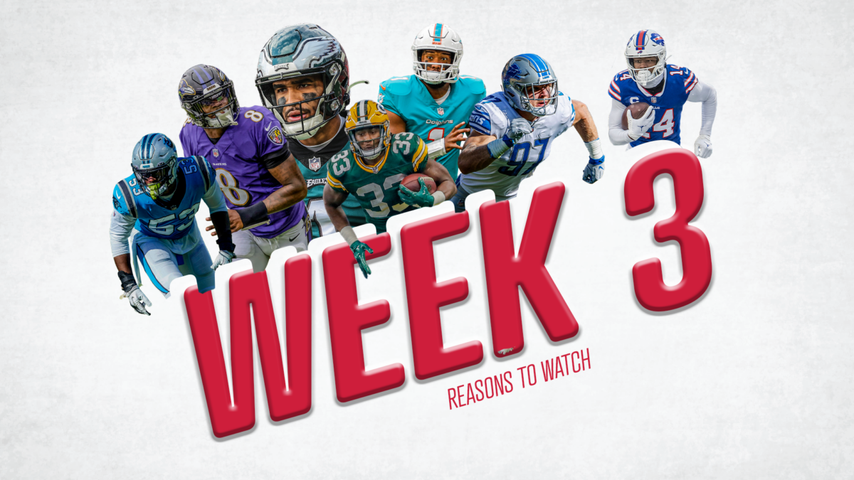 NFL Week 3: Reasons to watch each game