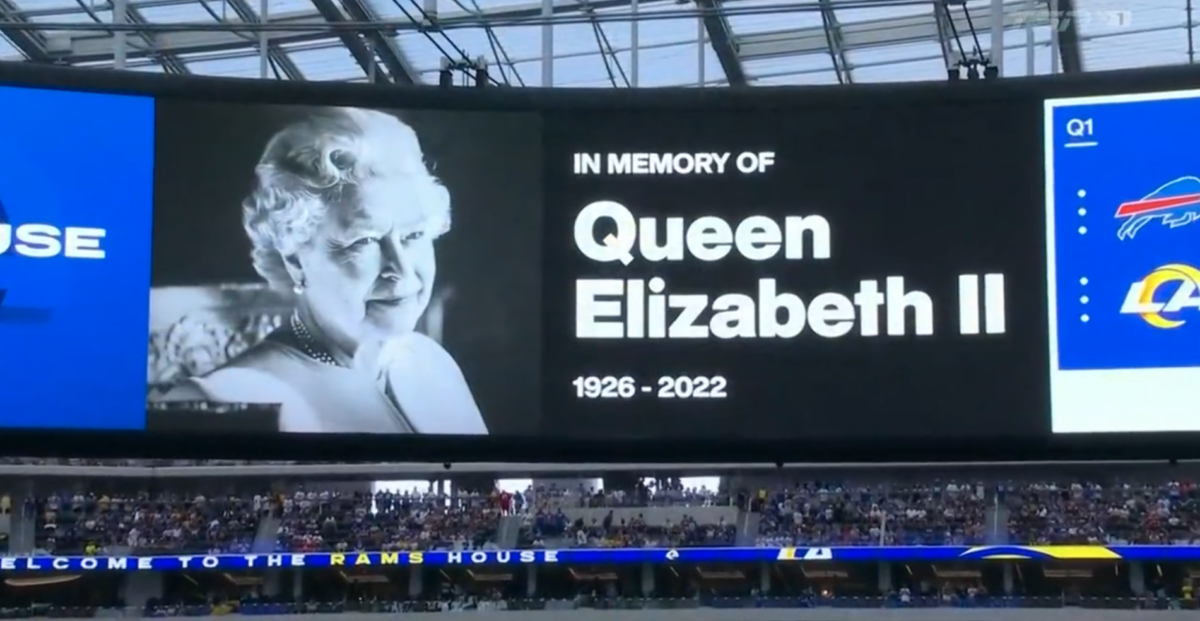 NFL pays tribute to Queen Elizabeth II’s passing with moving moment of silence before Bills-Rams opener