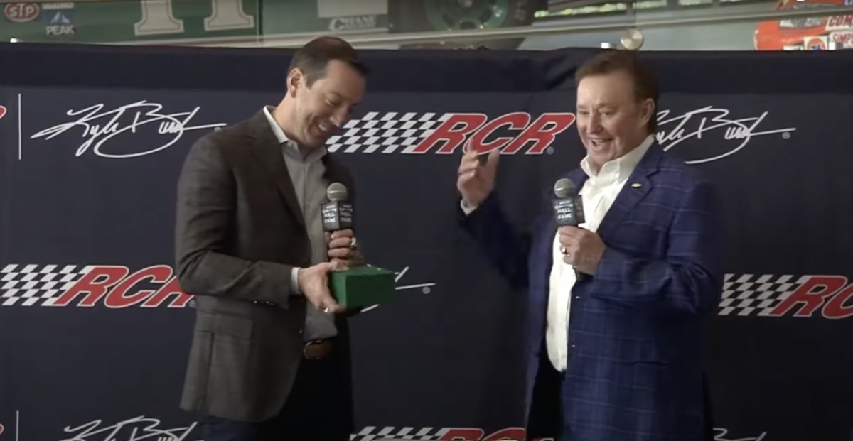 Kyle Busch’s signing bonus from Richard Childress was a hilarious reference to his new boss once punching him