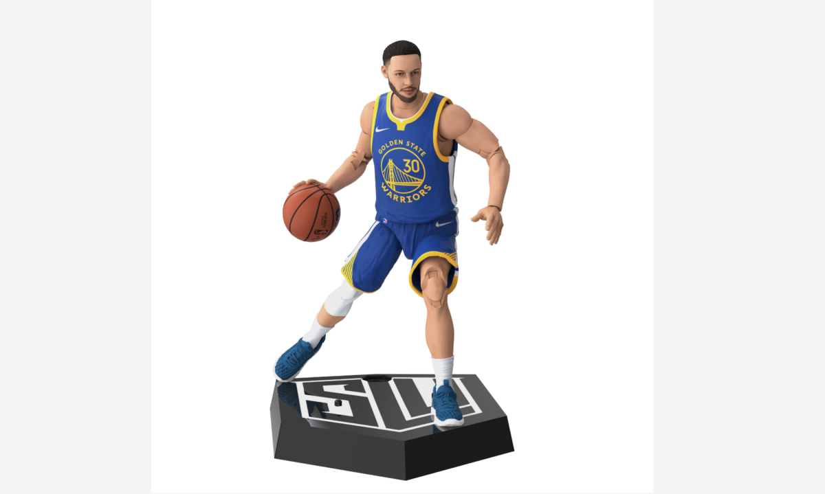 Stephen Curry Golden State Warriors NBA x Hasbro Starting Lineup Series, get yours now
