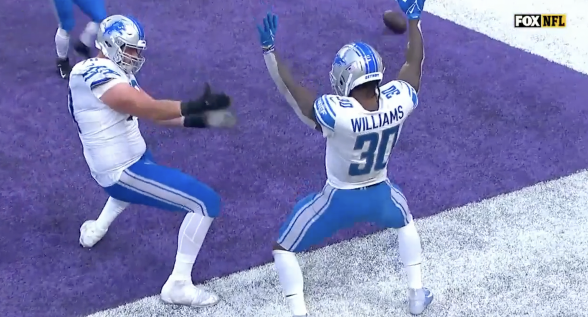 NFL fans thought Jamaal Williams getting penalized for his hip-thrusting homage to Hingle McCringleberry was hilarious