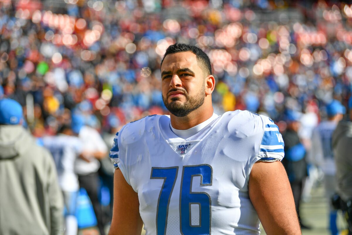 Rams sign OL Oday Aboushi, promote Jeremiah Kolone to active roster