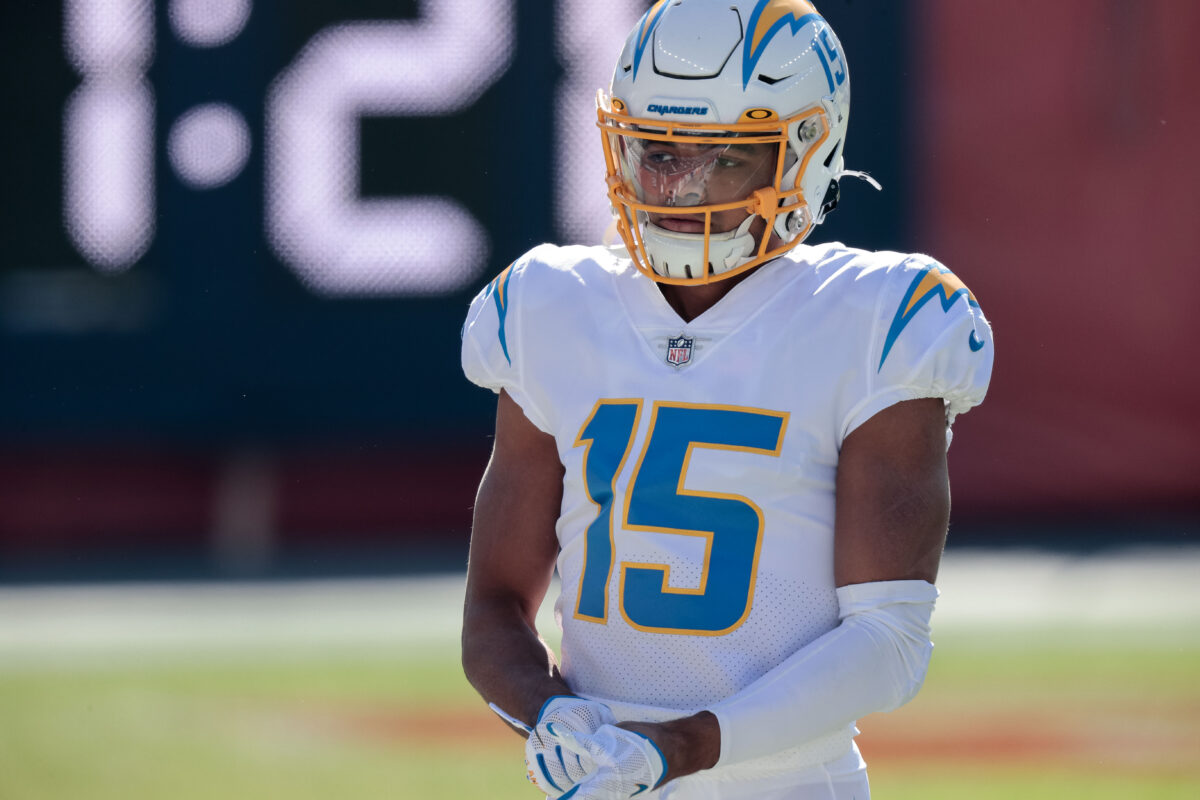 Chargers WR Jalen Guyton to miss rest of season with torn ACL