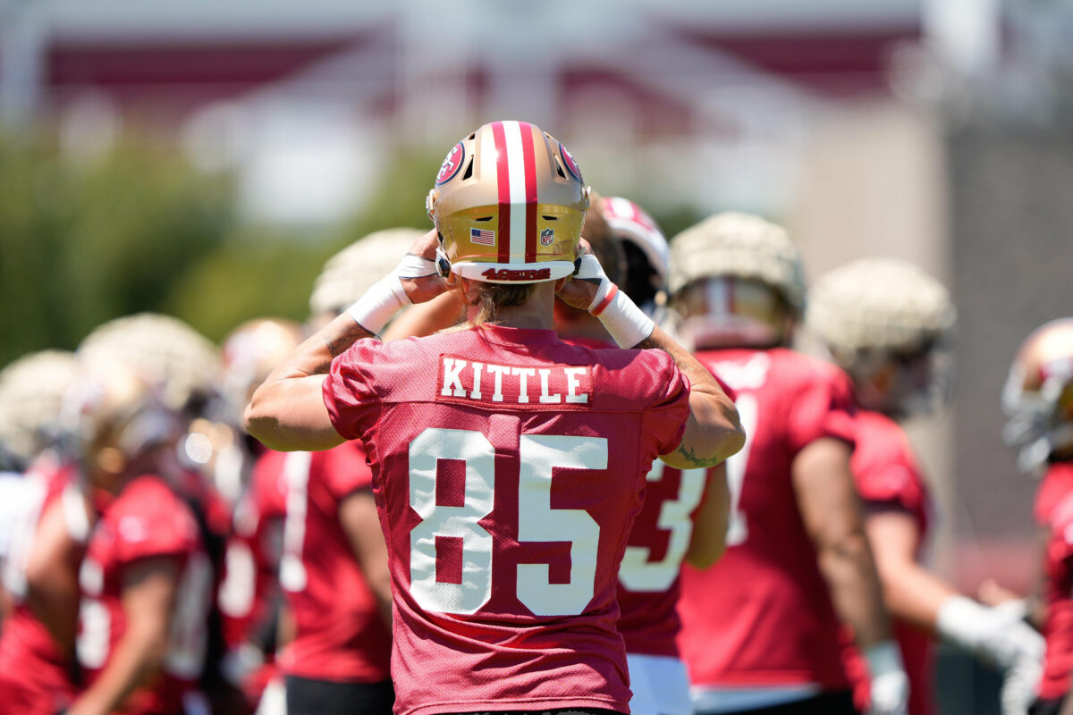 49ers practice report: George Kittle, Daniel Brunskill remain out