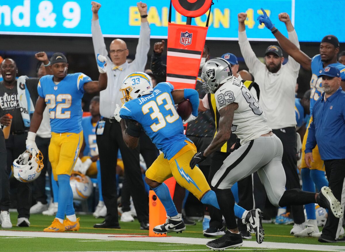 NFL betting: Point spread, over/under for Chargers vs. Raiders in Week 1