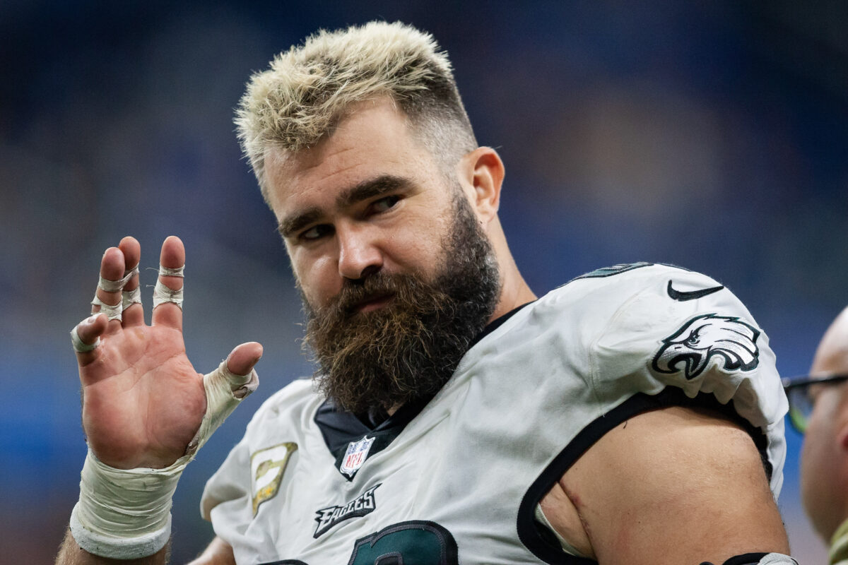 Eagles C Jason Kelce’s 2021 diss of Jaguars fans making rounds ahead of Week 4