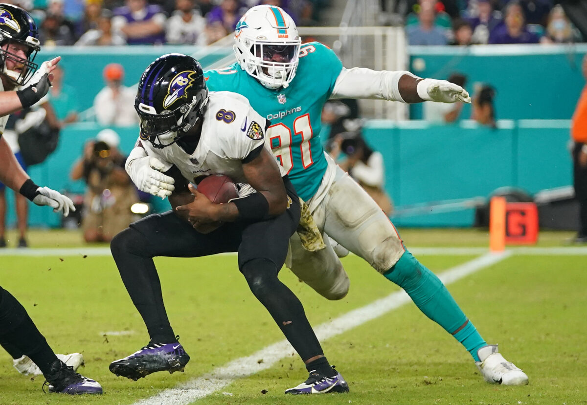 Dolphins underdogs for Week 2 matchup vs. Ravens