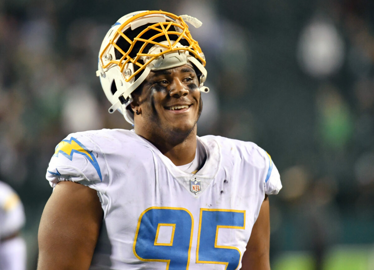 Chargers sign Christian Covington to active roster, waive Breiden Fehoko