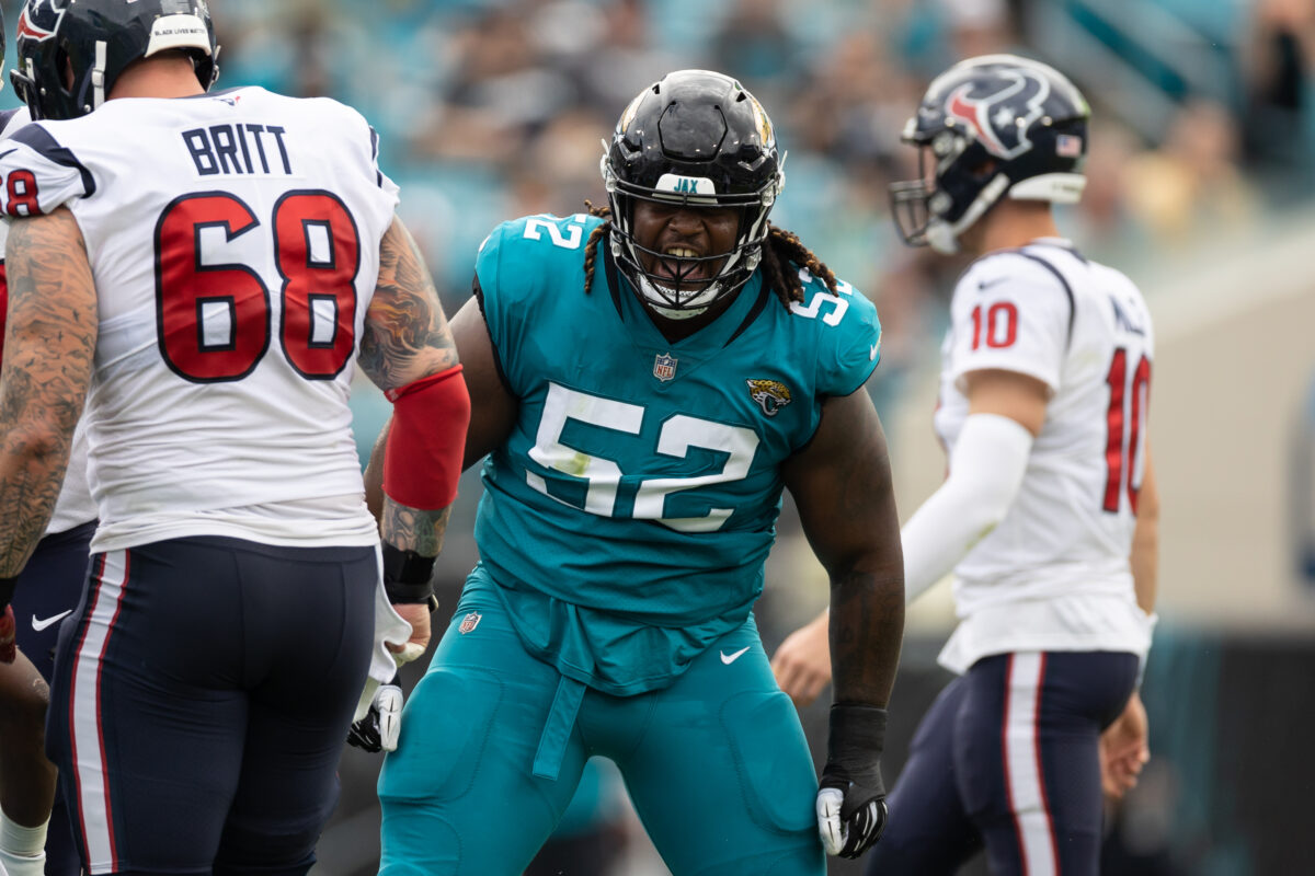 Jaguars have an alarming need for a defensive lineman ahead of Week 1