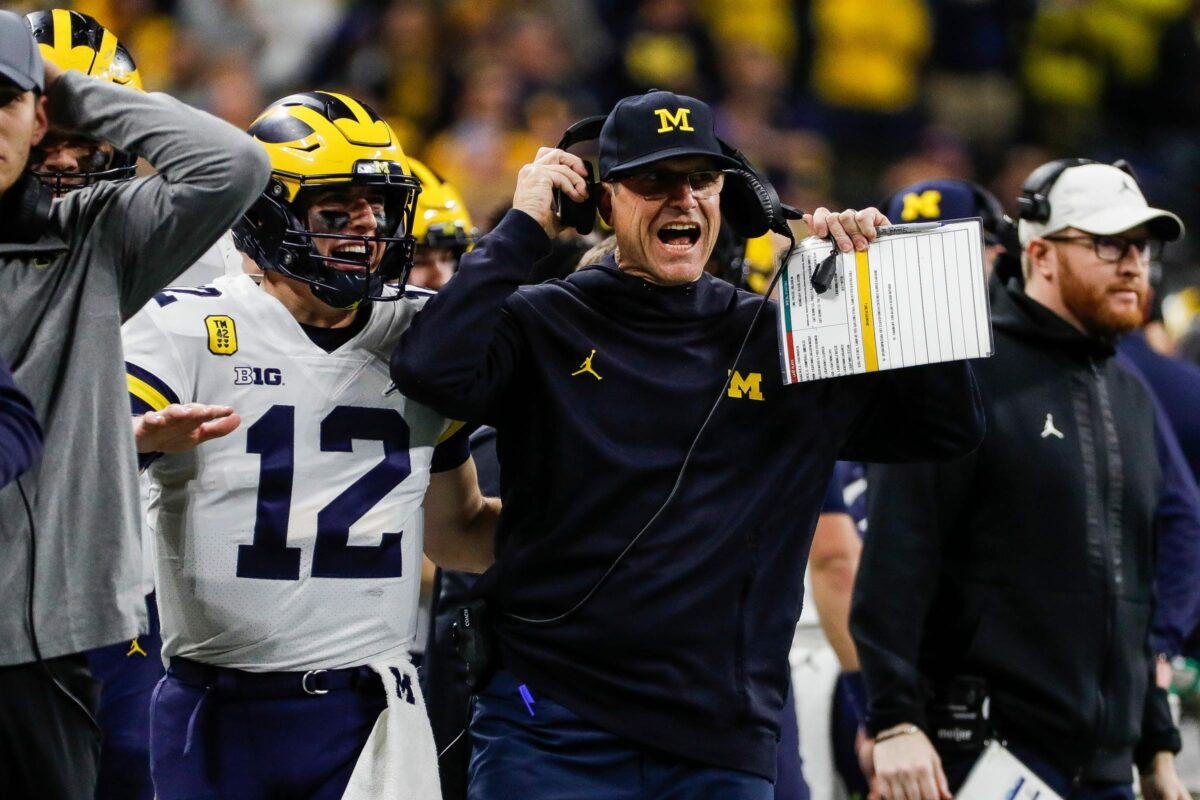 ‘It’s a scheme (that) is flawless’: Michigan’s Jim Harbaugh raves about Iowa Hawkeyes defense
