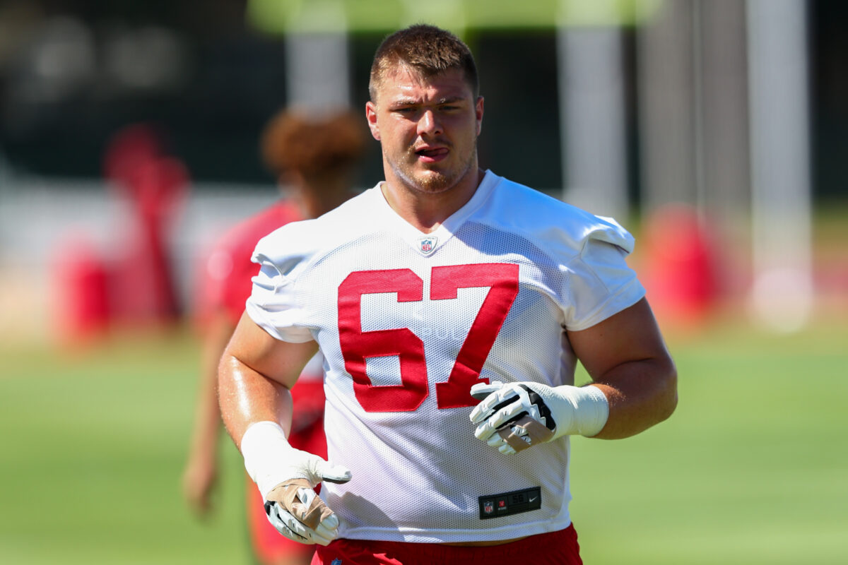 Luke Goedeke wins Bucs’ starting left guard job for 2022