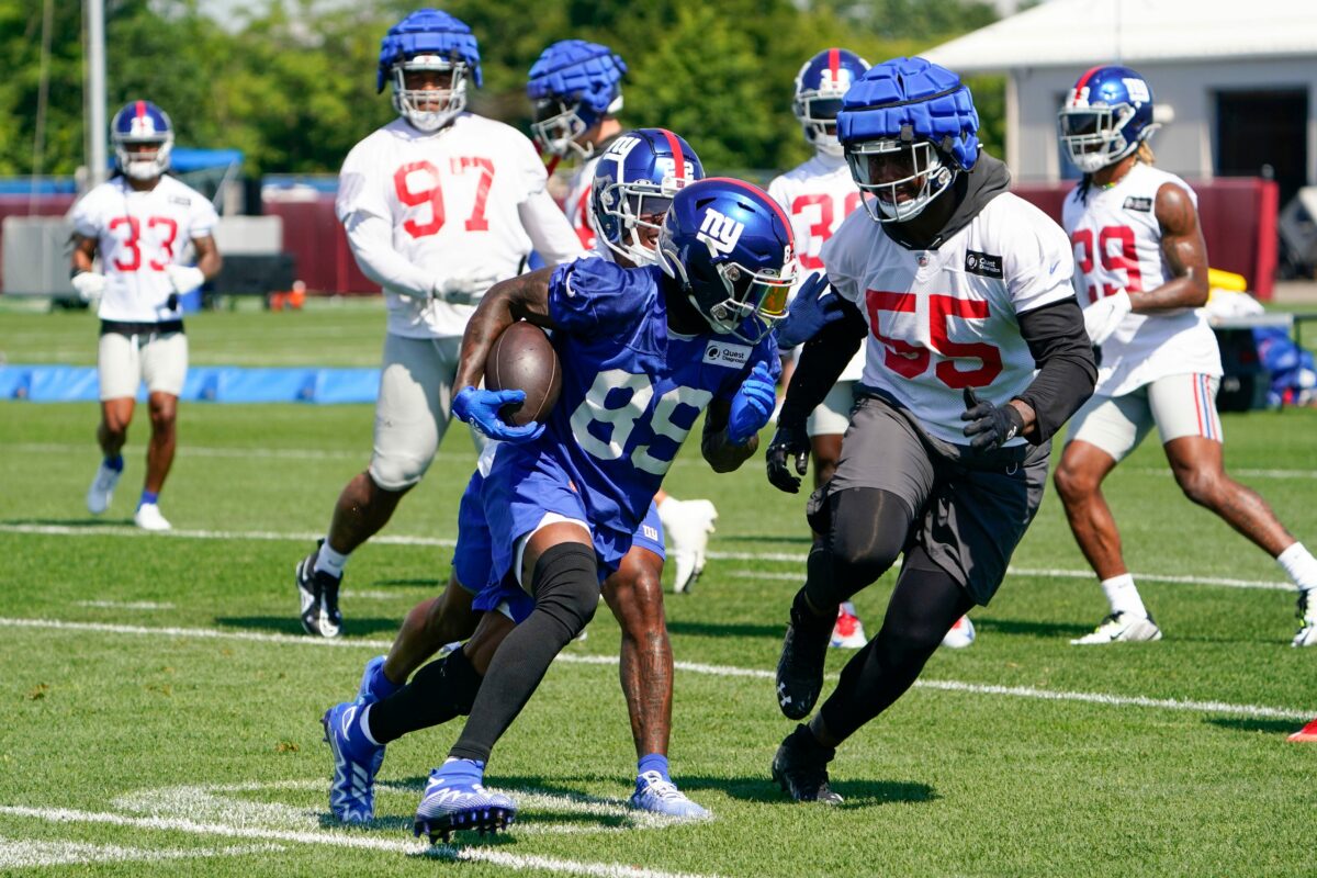 Giants injury report: Kadarius Toney returns to practice