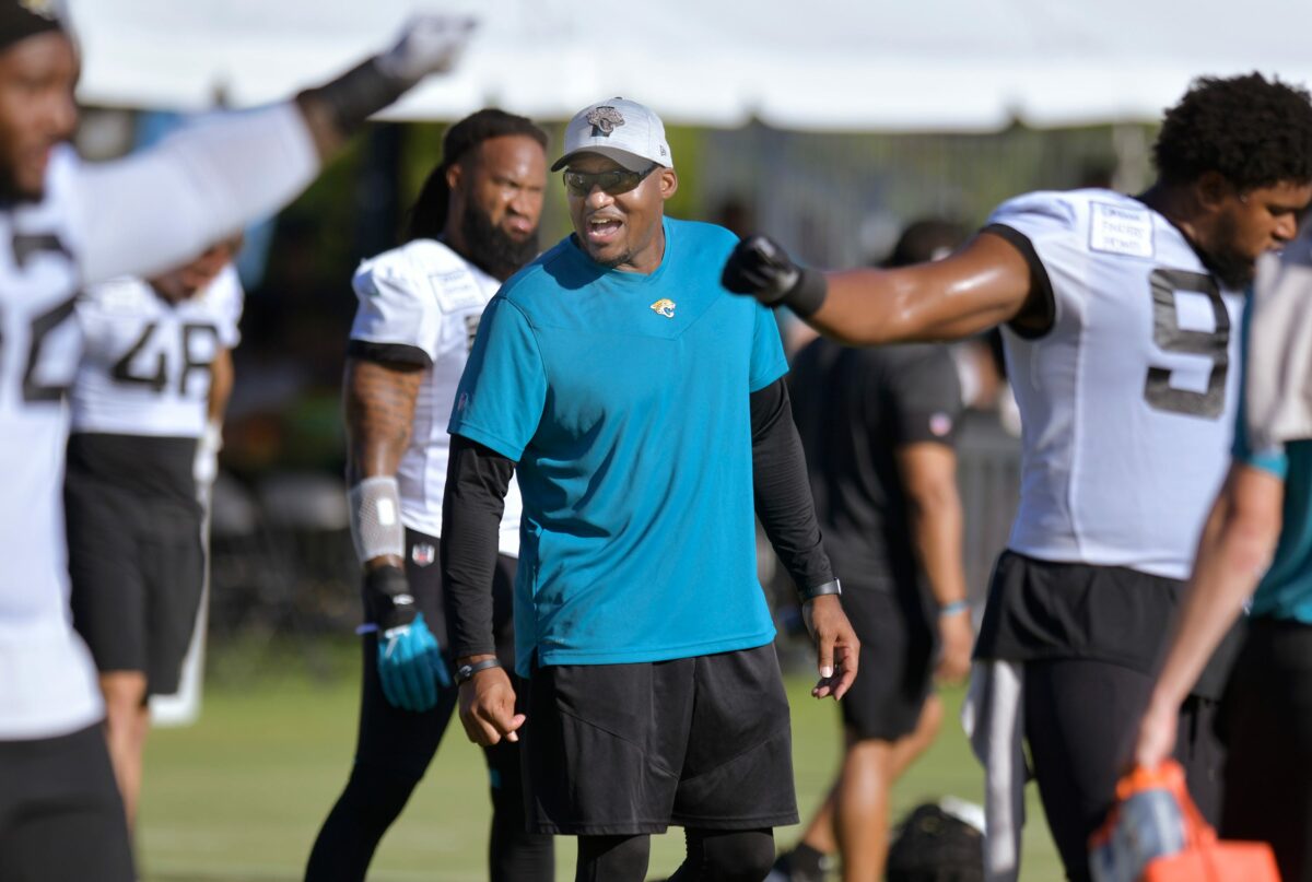 Defensive coordinator Mike Caldwell speaks on the formation of Jaguars’ identity