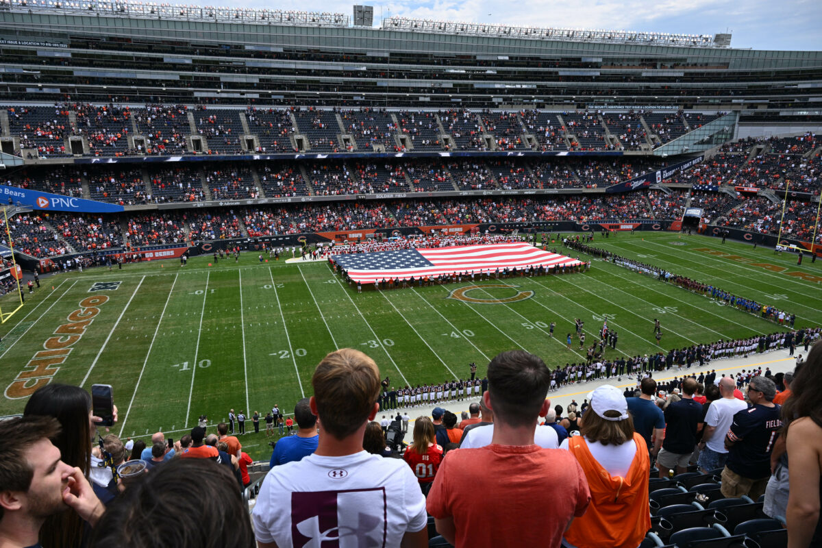 Bears installed new Bermuda-style grass at Soldier Field