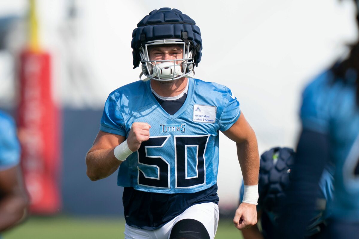 Titans sign Jack Gibbens to practice squad among 3 roster moves