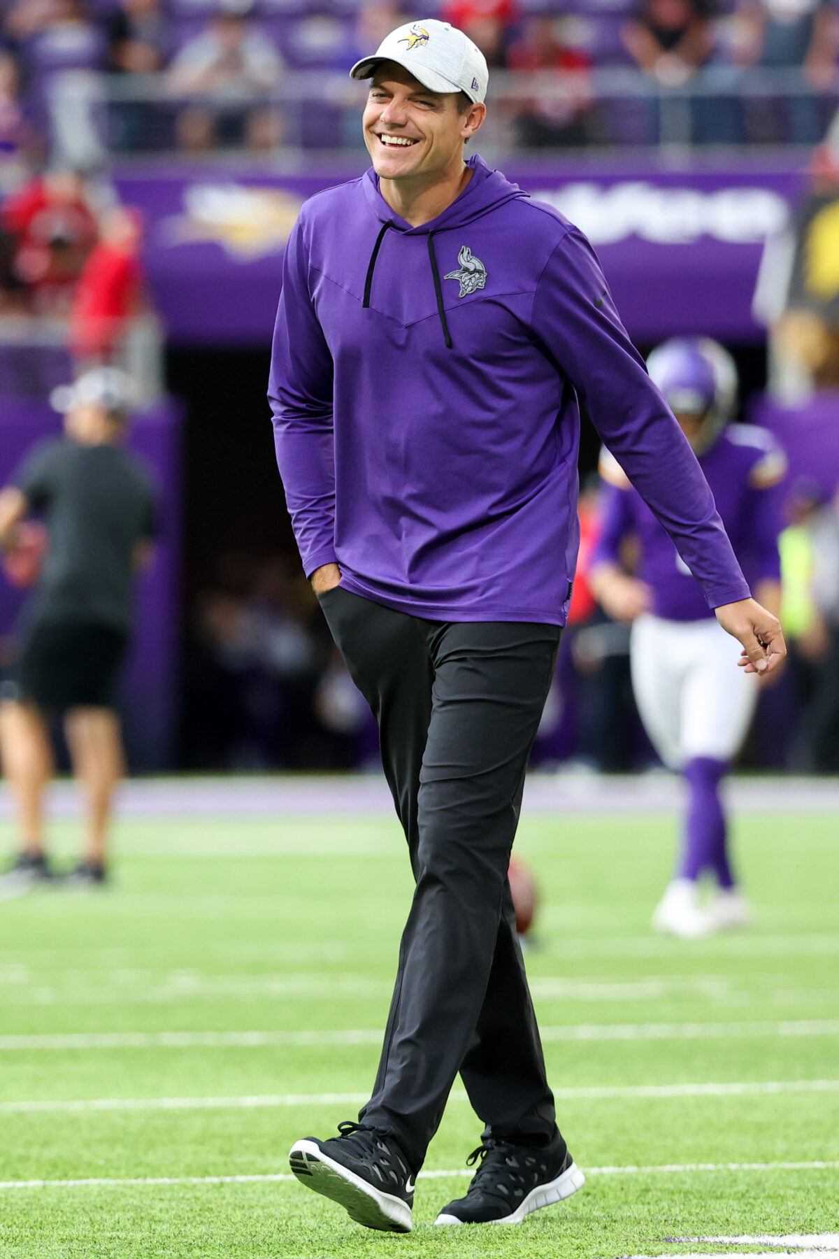 WATCH: Kevin O’Connell breaks down Harrison Smith interception