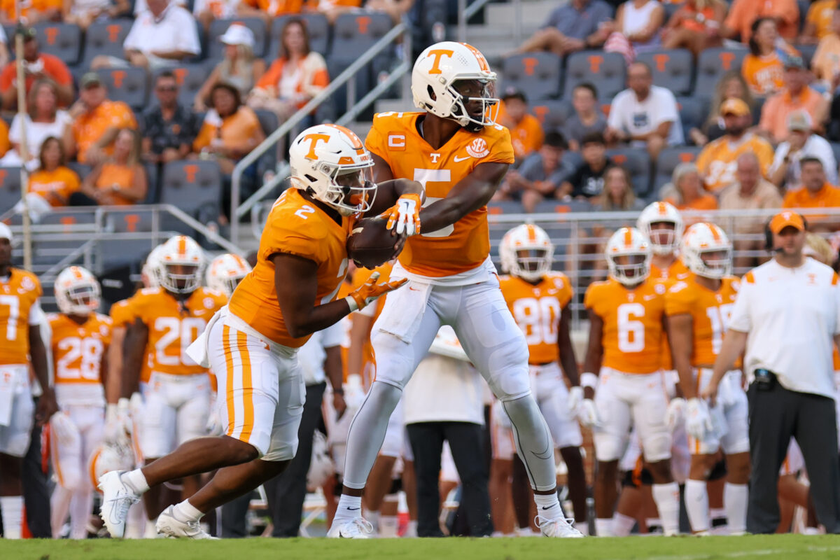 Tennessee-Ball State: Vols’ halftime stats leaders