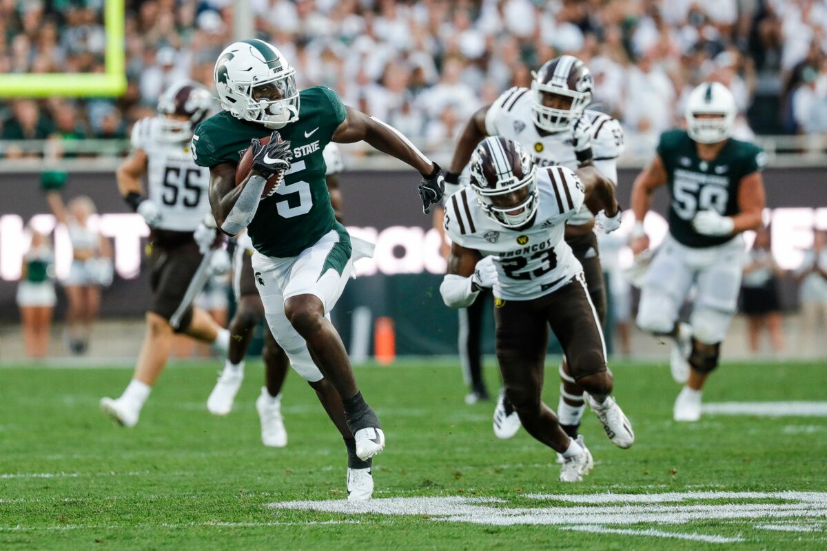 WATCH: Highlights from Michigan State’s season-opening win over Western Michigan on Friday